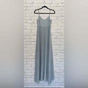 Show Me Your MuMu Faith Maxi Dress in Silver Sage Crisp dress NWOT